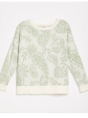 Loft Paisley Dolman Sleeve Sweater